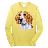 Beagle Face Long Sleeve Shirt