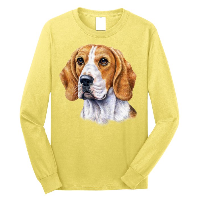 Beagle Face Long Sleeve Shirt