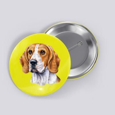 Beagle Face Button