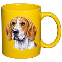 Beagle Face 11oz C Handle Ceramic Mug