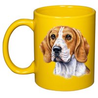 Beagle Face 11oz C Handle Ceramic Mug