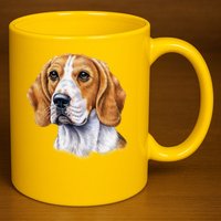 Beagle Face 11oz C Handle Ceramic Mug