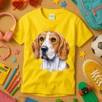 Beagle Face Kids T-Shirt