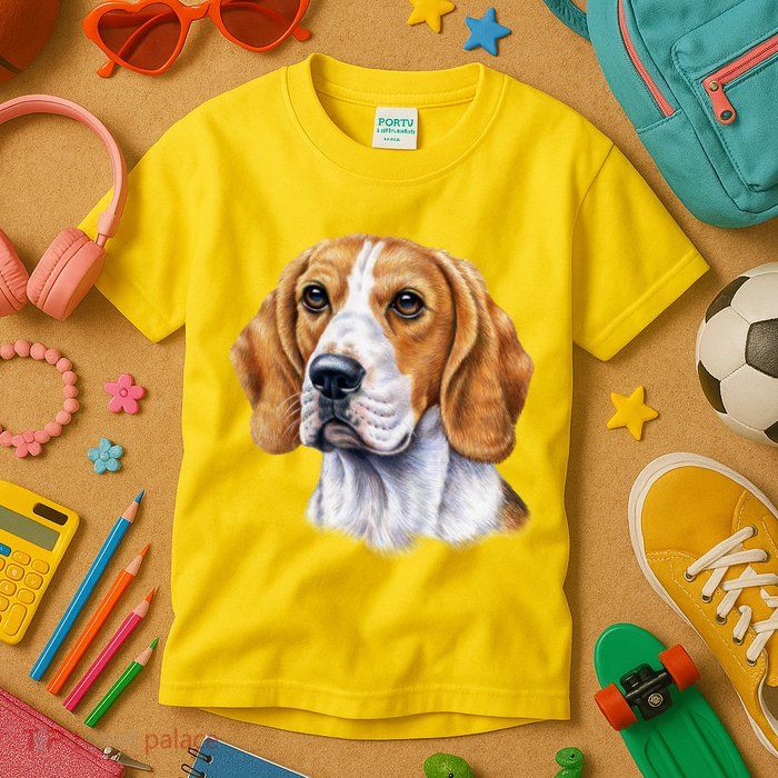 Beagle Face Kids T-Shirt