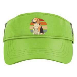 Beagle Retro Sunset Adult Drive Performance Visor