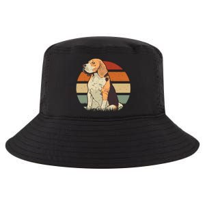 Beagle Retro Sunset Cool Comfort Performance Bucket Hat