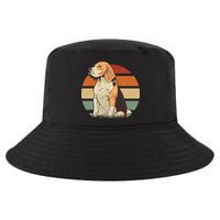 Beagle Retro Sunset Cool Comfort Performance Bucket Hat