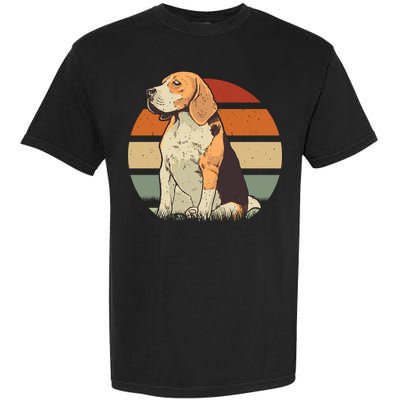 Beagle Retro Sunset Garment-Dyed Heavyweight T-Shirt