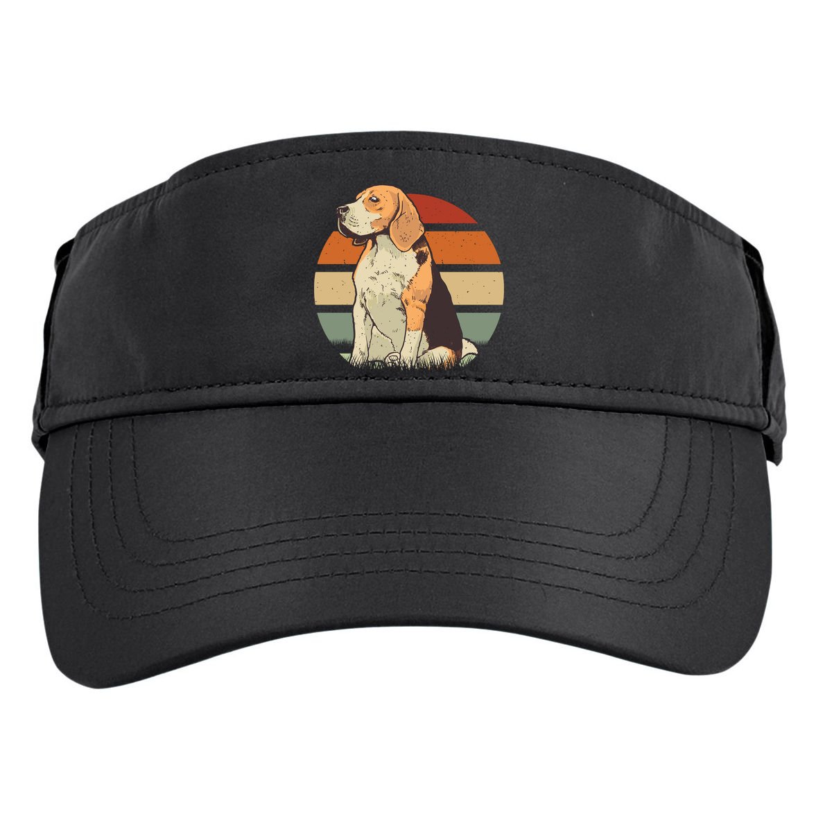 Beagle Retro Sunset Adult Drive Performance Visor
