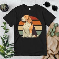 Beagle Retro Sunset Premium T-Shirt