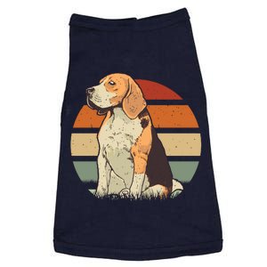 Beagle Retro Sunset Doggie Tank