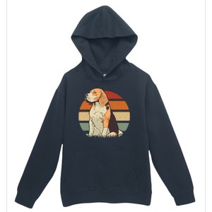 Beagle Retro Sunset Urban Pullover Hoodie