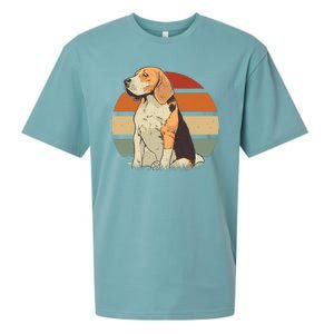 Beagle Retro Sunset Sueded Cloud Jersey T-Shirt