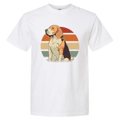 Beagle Retro Sunset Garment-Dyed Heavyweight T-Shirt