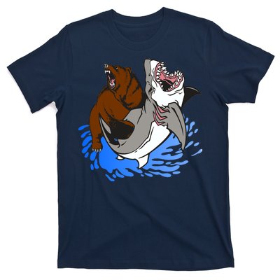 Bear Attacking Shark T-Shirt