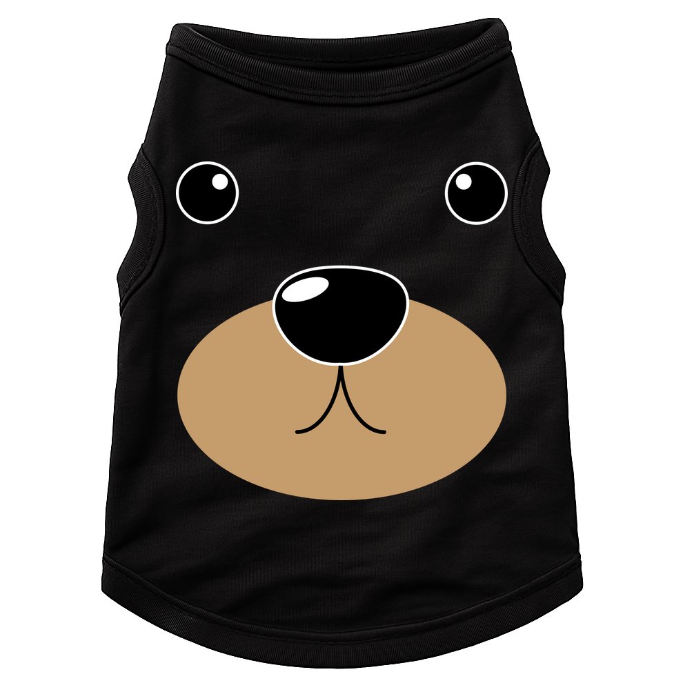 Bear Costume Face Doggie Tank