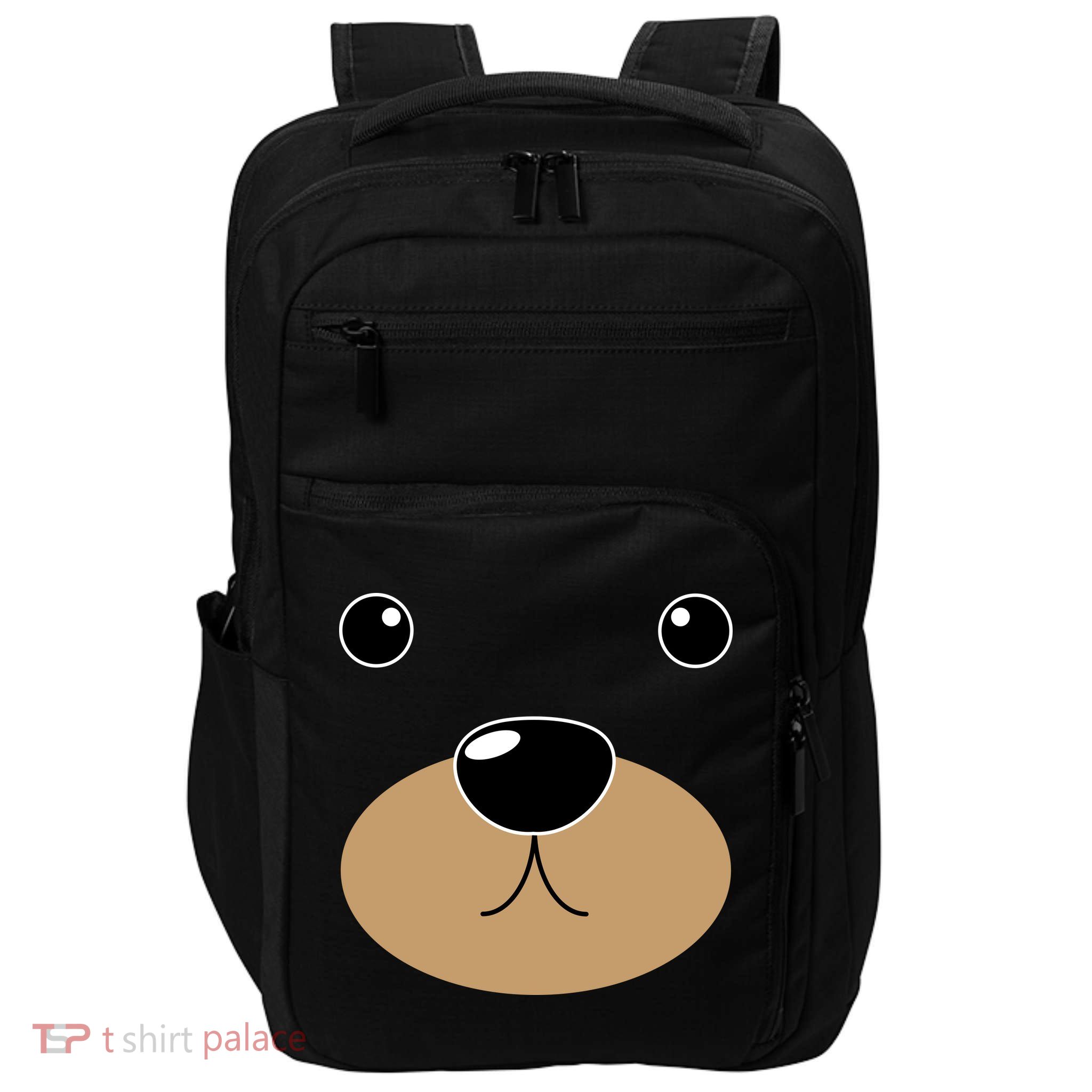 Bear Costume Face Impact Tech Backpack