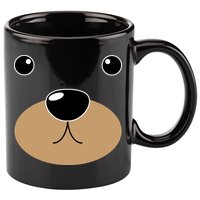 Bear Costume Face 11oz C Handle Ceramic Mug
