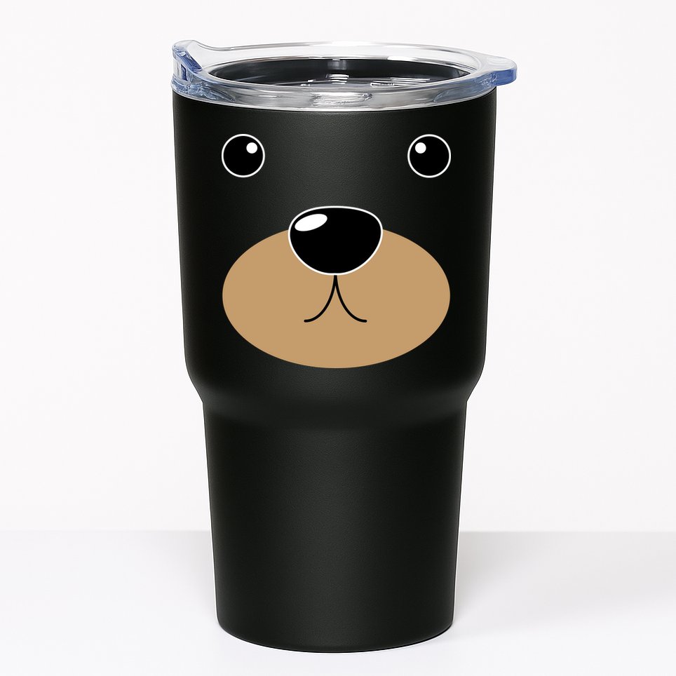 Bear Costume Face Tumbler