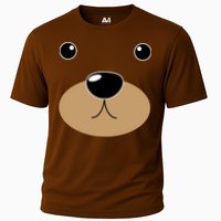 Bear Costume Face Cooling Performance Crew T-Shirt