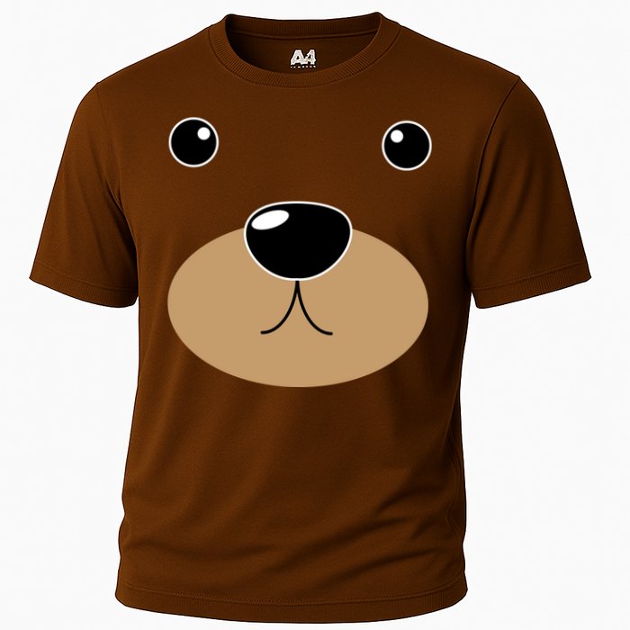 Bear Costume Face Cooling Performance Crew T-Shirt