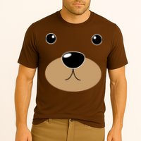 Bear Costume Face Cooling Performance Crew T-Shirt