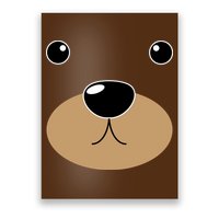 Bear Costume Face Poster