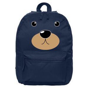 Bear Costume Face 16 in Basic Backpack