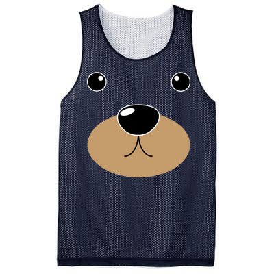 Bear Costume Face Mesh Reversible Basketball Jersey Tank