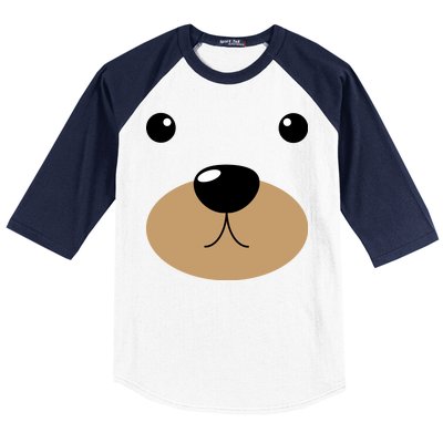 Bear Costume Face Baseball Sleeve Shirt