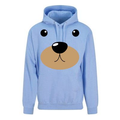 Bear Costume Face Unisex Surf Hoodie