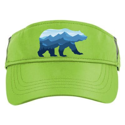 Bear Double Exposure Surreal Wildlife Adult Drive Performance Visor