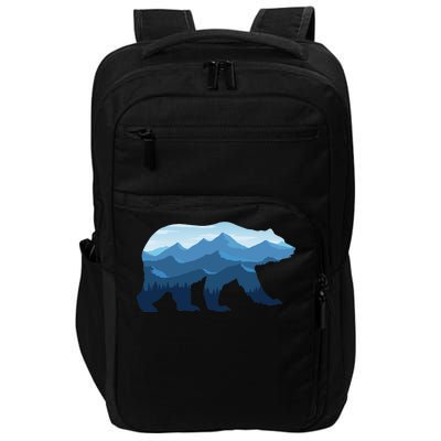 Bear Double Exposure Surreal Wildlife Impact Tech Backpack