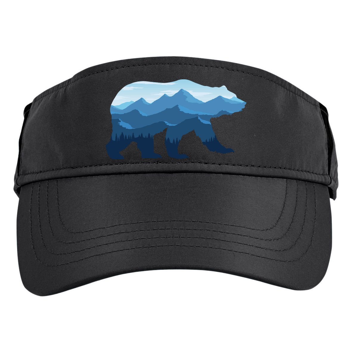 Bear Double Exposure Surreal Wildlife Adult Drive Performance Visor