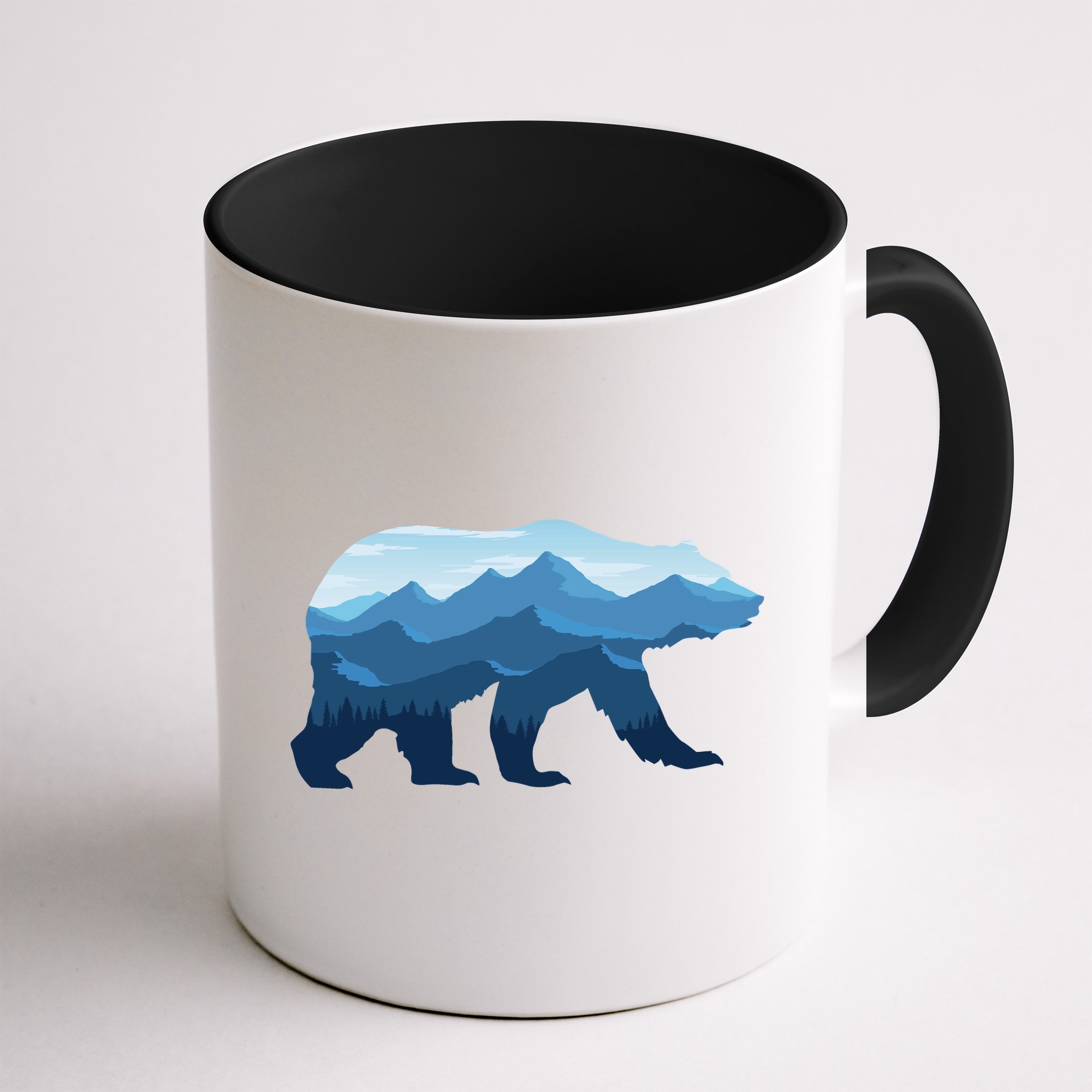 Bear Double Exposure Surreal Wildlife Mug