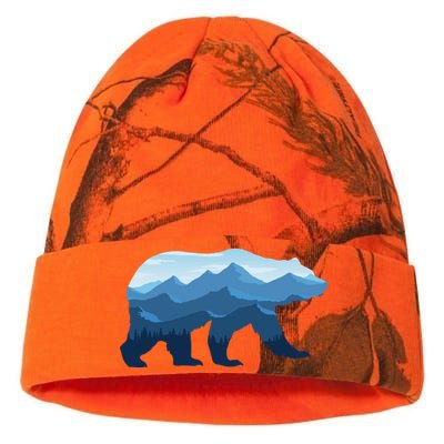 Bear Double Exposure Surreal Wildlife Kati Licensed 12" Camo Beanie