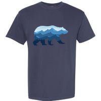 Bear Double Exposure Surreal Wildlife Garment-Dyed Heavyweight T-Shirt