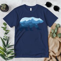 Bear Double Exposure Surreal Wildlife Premium T-Shirt