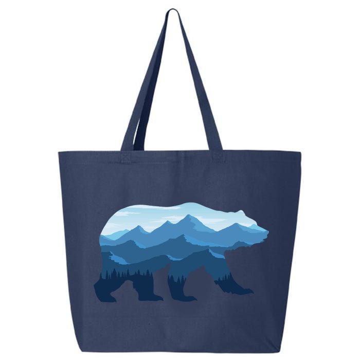 Bear Double Exposure Surreal Wildlife 25L Jumbo Tote