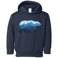 Bear Double Exposure Surreal Wildlife Toddler Hoodie