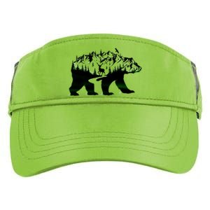 Bear Forest Deer Wilderness Mountains Adult Drive Performance Visor