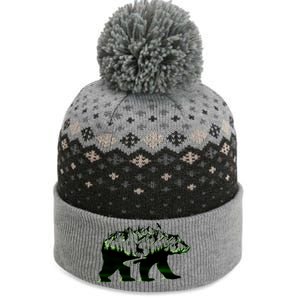 Bear Forest Deer Wilderness Mountains The Baniff Cuffed Pom Beanie