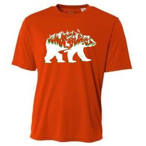 Bear Forest Deer Wilderness Mountains Cooling Performance Crew T-Shirt