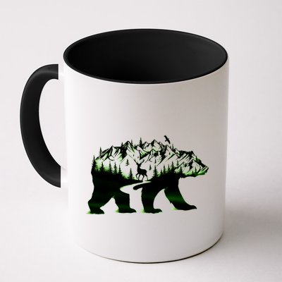 Bear Forest Deer Wilderness Mountains Mug