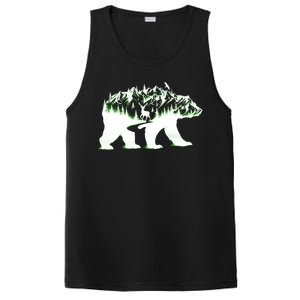 Bear Forest Deer Wilderness Mountains PosiCharge Competitor Tank