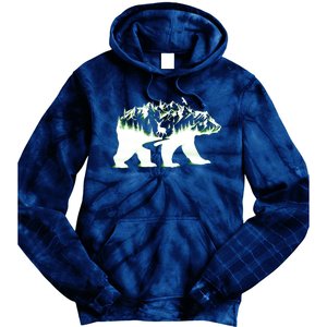 Bear Forest Deer Wilderness Mountains Tie Dye Hoodie