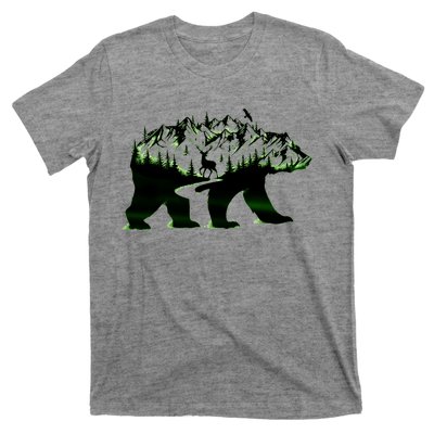 Bear Forest Deer Wilderness Mountains T-Shirt