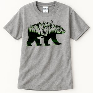 Bear Forest Deer Wilderness Mountains Tall T-Shirt