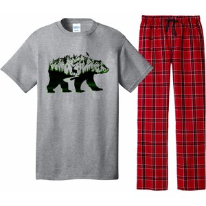 Bear Forest Deer Wilderness Mountains Pajama Set