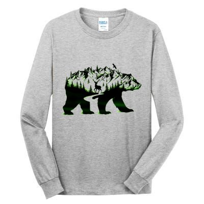 Bear Forest Deer Wilderness Mountains Tall Long Sleeve T-Shirt